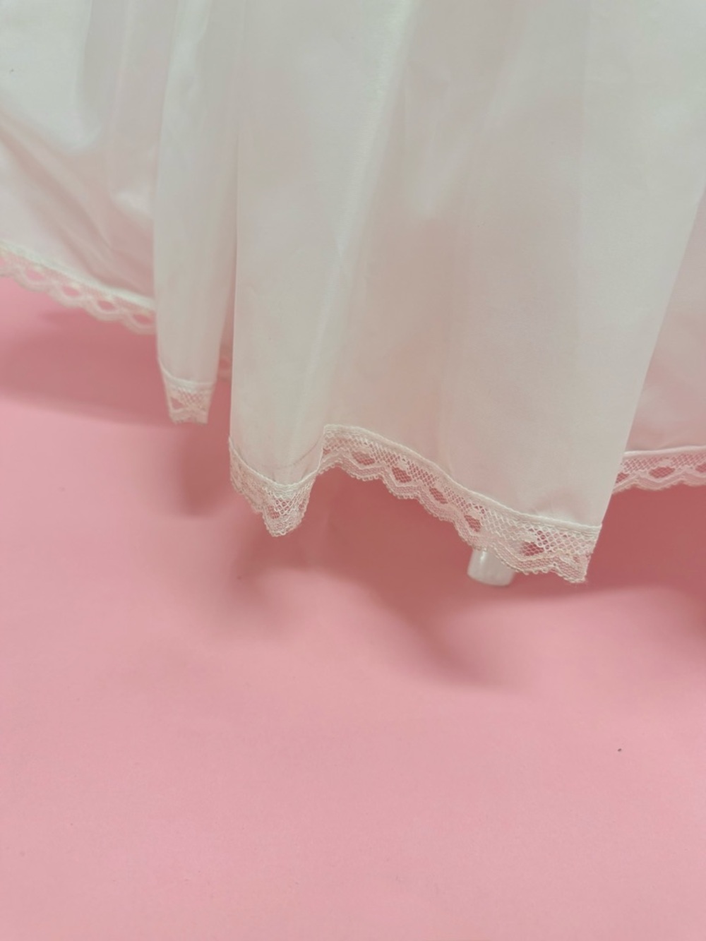 David's Bridal White Layered Petticoat - Picture 6 of 7